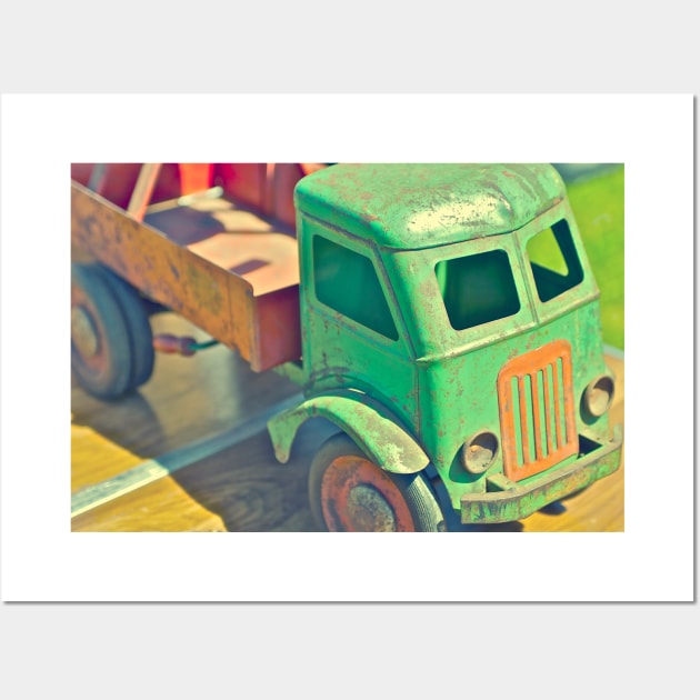 Vintage toy Truck Wall Art by DiszBee